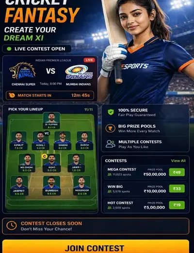 Hero11 (hero11) fantasy cricket & matchday visual 3